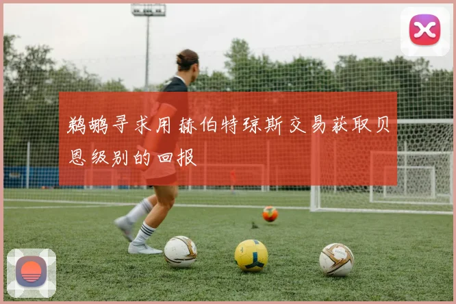 鹈鹕寻求用赫伯特琼斯交易获取贝恩级别的回报